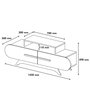 Hanah Home Soporte para TV Nogal y Crema